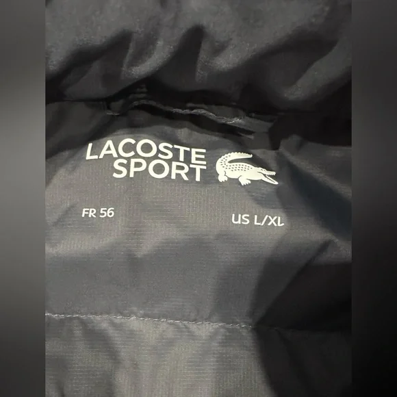 💚 Lacoste Men's Presidents Cup Lightweight Water-Resistant Quilted Vest 💚 - Picture 3 of 3